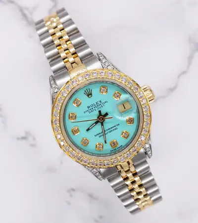 Rolex Datejust in Steel Gold with