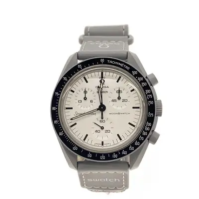 Omega OMEGA Speedmaster x SWATCH x SNOOPY Quartz Analog Watch Black Black