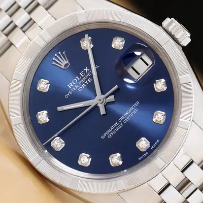 Rolex OYSTER PERPETUAL DATE 1501 BLUE