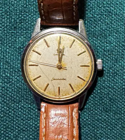Omega Seamaster Pre-30 Wind Works Great