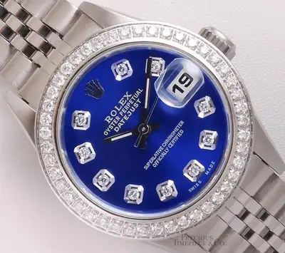 Rolex Datejust Stainless Steel Jubilee Blue
