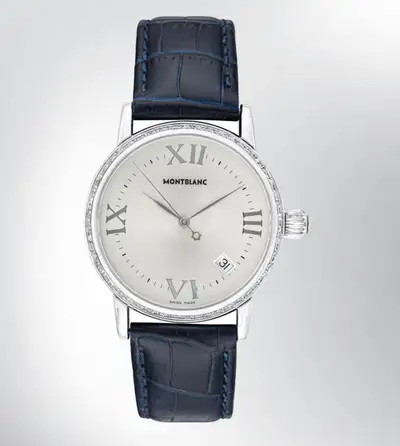 Montblanc Meisterstuck Stainless Steel with Diamonds;