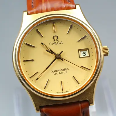 Omega [Near OMEGA Seamaster Cal.1342 Gold Date