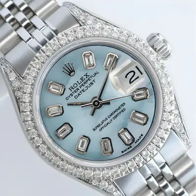 Rolex Datejust Steel Blue Mother of