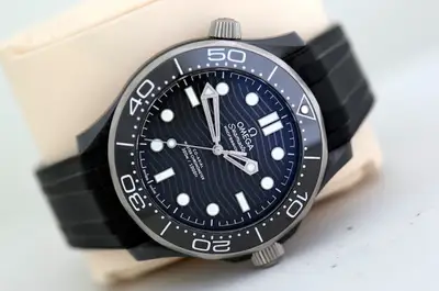 Omega Seamaster Black Ceramic Case Co-Axial