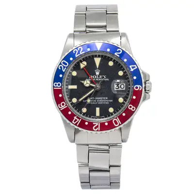 Rolex GMT Master 1675 Oyster Stainless