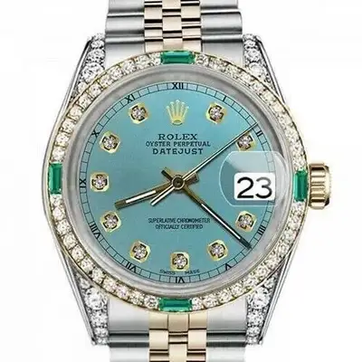 Rolex Datejust Ice Blue 2 Tone