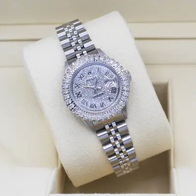 Rolex Datejust Custom 3ct Diam Bezel