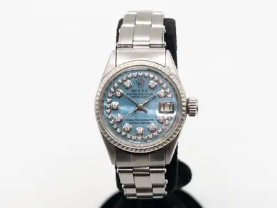 Rolex $9000 ROLEX DATEJUST BLUE MOP Diamond