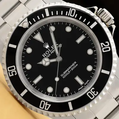 Rolex SUBMARINER NO DATE STEEL BLACK