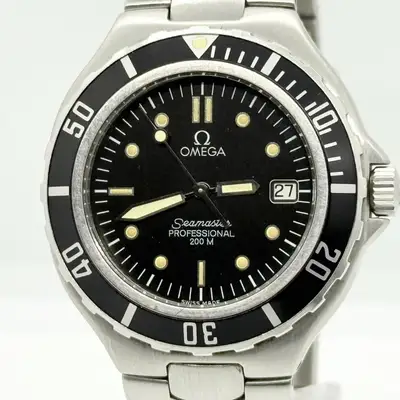 Omega Seamaster Professional Black QZ Working
