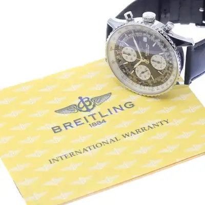 Breitling NAVITIMER A13022 SS Black Silver
