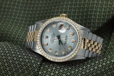 Rolex Datejust Ice Blue Diamond Bezel