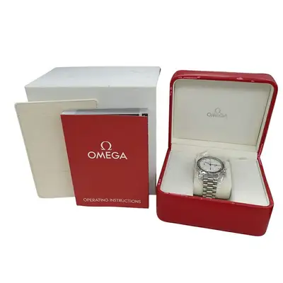 Omega OMEGA Speedmaster 3510.20 Chrono Limited Edition SS Auto White Silver 5chozmys