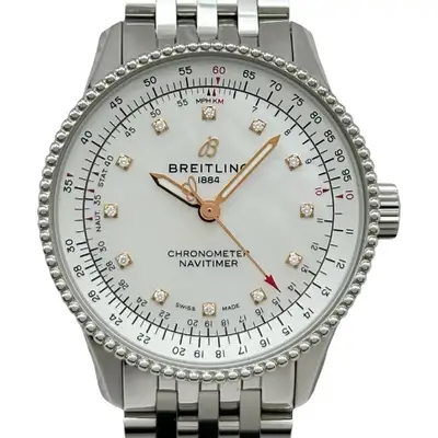 Breitling A17395 Navitimer 35 White Shell