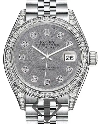 Rolex Women's Rolex Datejust SS Jubilee Meteorite