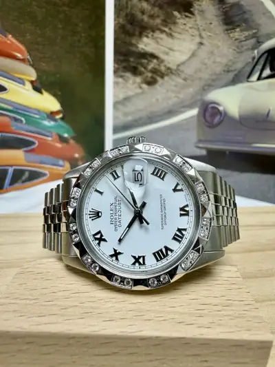 Rolex Oyster Perpetual Datejust Steel White