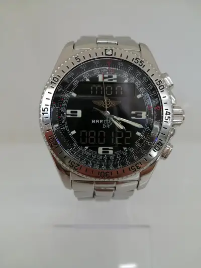 Breitling A68362 NAVITIMER DIGITAL/ANALOG From Japan