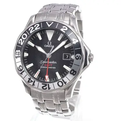 Omega Seamaster Chronometer Gmt Stainless Steel