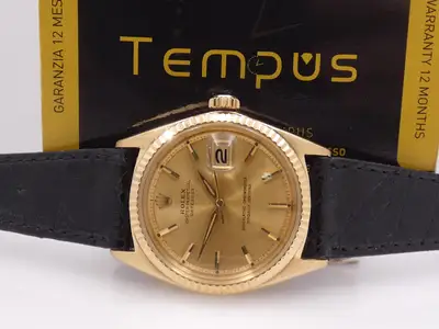 Rolex DATEJUST 1601 18KT SOLID GOLD