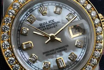 Rolex Womens Rolex Datejust White Mother Of