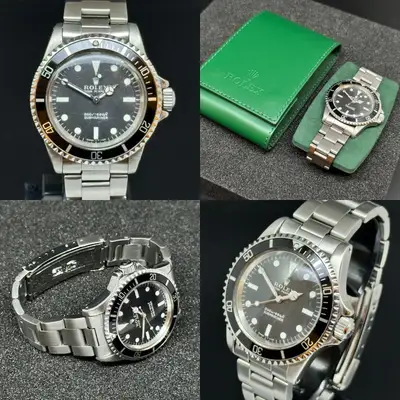 Rolex Submariner 5513 with 'metres first'