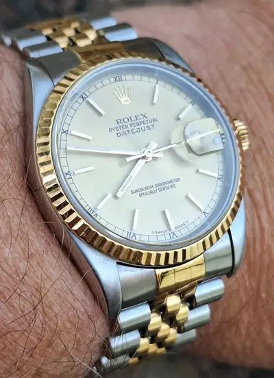 Rolex DATEJUST Bi Metal-Quick change date-"
