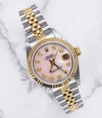 Rolex Datejust with Pink MOP