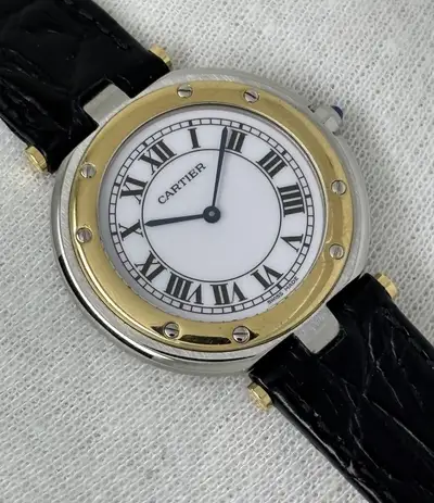 Cartier Santos Ronde Vendome Steel 18ct