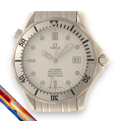 Omega Seamaster Professional Stainless Steel White