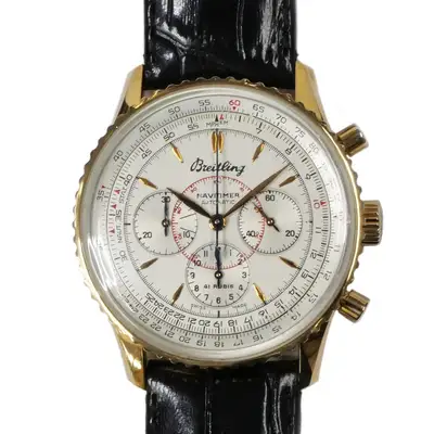 Breitling Navitimer H30030.1 Yellow Gold Silver