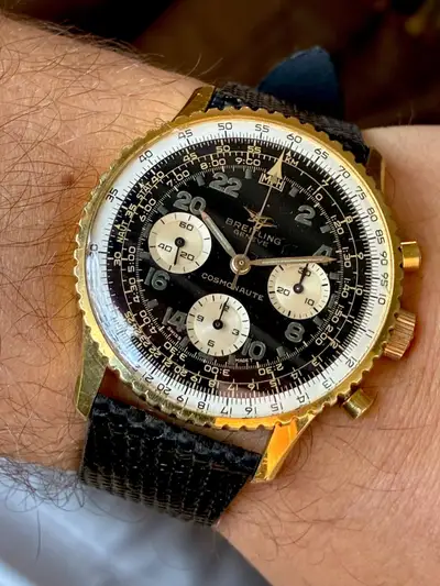 Breitling Navitimer Cosmonaute Men’s 18K GP