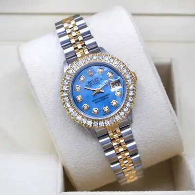 Rolex Datejust Custom 2ct Dia Bezel