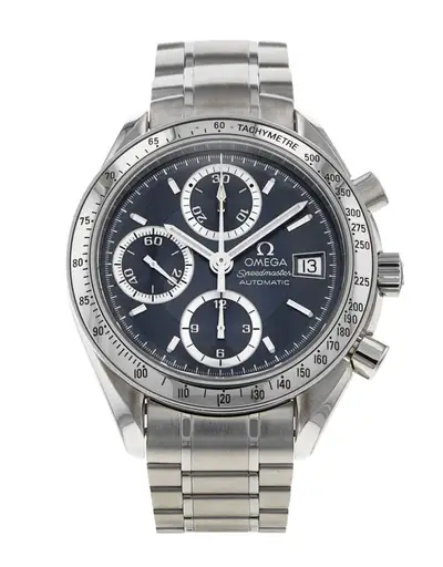 Omega Omega Speedmaster Date 3513.46.00 Steel 39mm Blue Dial Watch