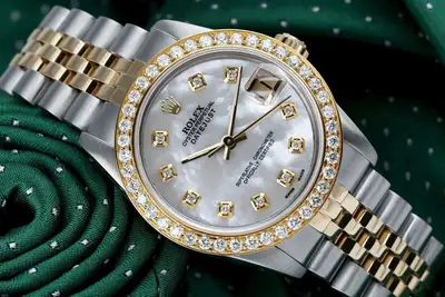 Rolex Datejust White Mother of with