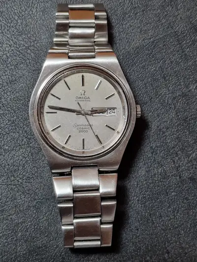 Omega SEAMASTER COSMIC DAY-DATE SILVER