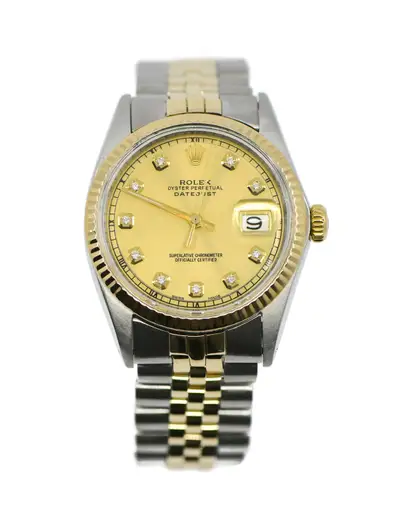 Rolex Datejust Diamond 18K/Stainless Steel 1601