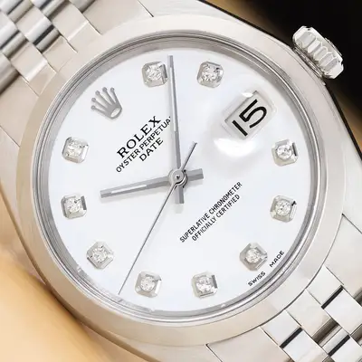 Rolex OYSTER PERPETUAL DATE 1500 WHITE