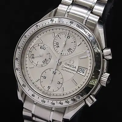Omega Omega Speedmaster Reduced 39mm Silver Dial Ref. 3513.30 fast shipping