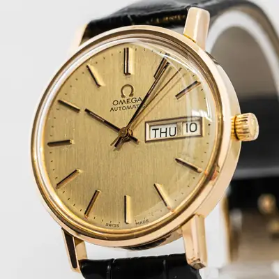 Omega **NEAR OMEGA Seamaster Cal.1022 Day/Date Gold