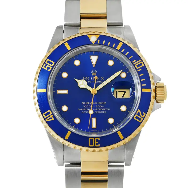 Rolex Submariner 16613 40mm Stainless Steel Blue Wristwatch #WW7852