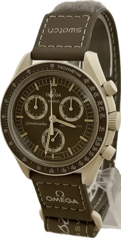 Omega x Swatch Speedmaster Mission On