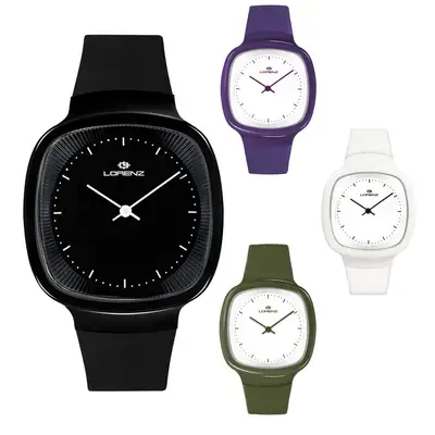 Unknown LORENZ VIGORELLI Silicone Black White Green