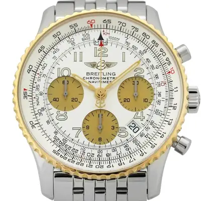 Breitling Navitimer D23322 Gold Steel #BPW298