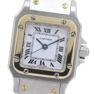 Cartier Santos GalbeeSM YG bezel Watch_960641