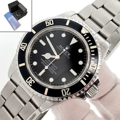Rolex Submariner Engraved Rehaut No-Date Steel