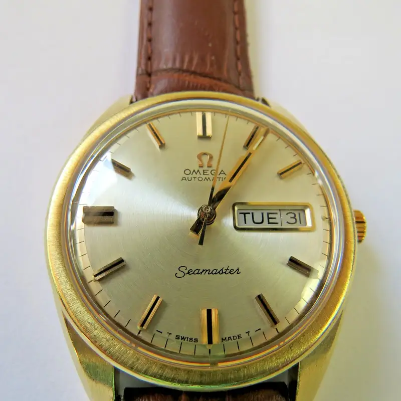 Omega GOOD OMEGA Seamaster Men’s Automatic Gold Plated Watch - 166.032 1968