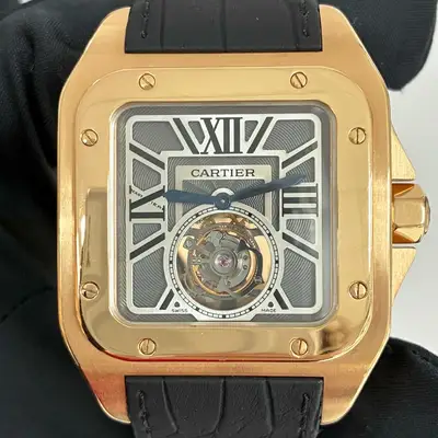 Cartier W2020019 Santos 100 Flying Tourbillon