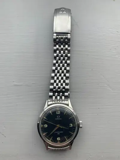 Omega seamaster silver strap
