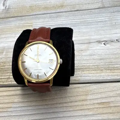 Omega Seamaster Swiss Made Date Gold-Plated